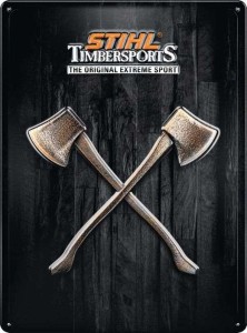 Tablica blaszana STIHL Timbersport STS FAN